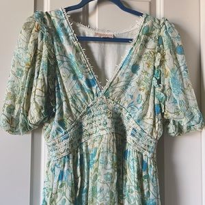 NWOT Revolve Rococo Sand Elan Dress Size L